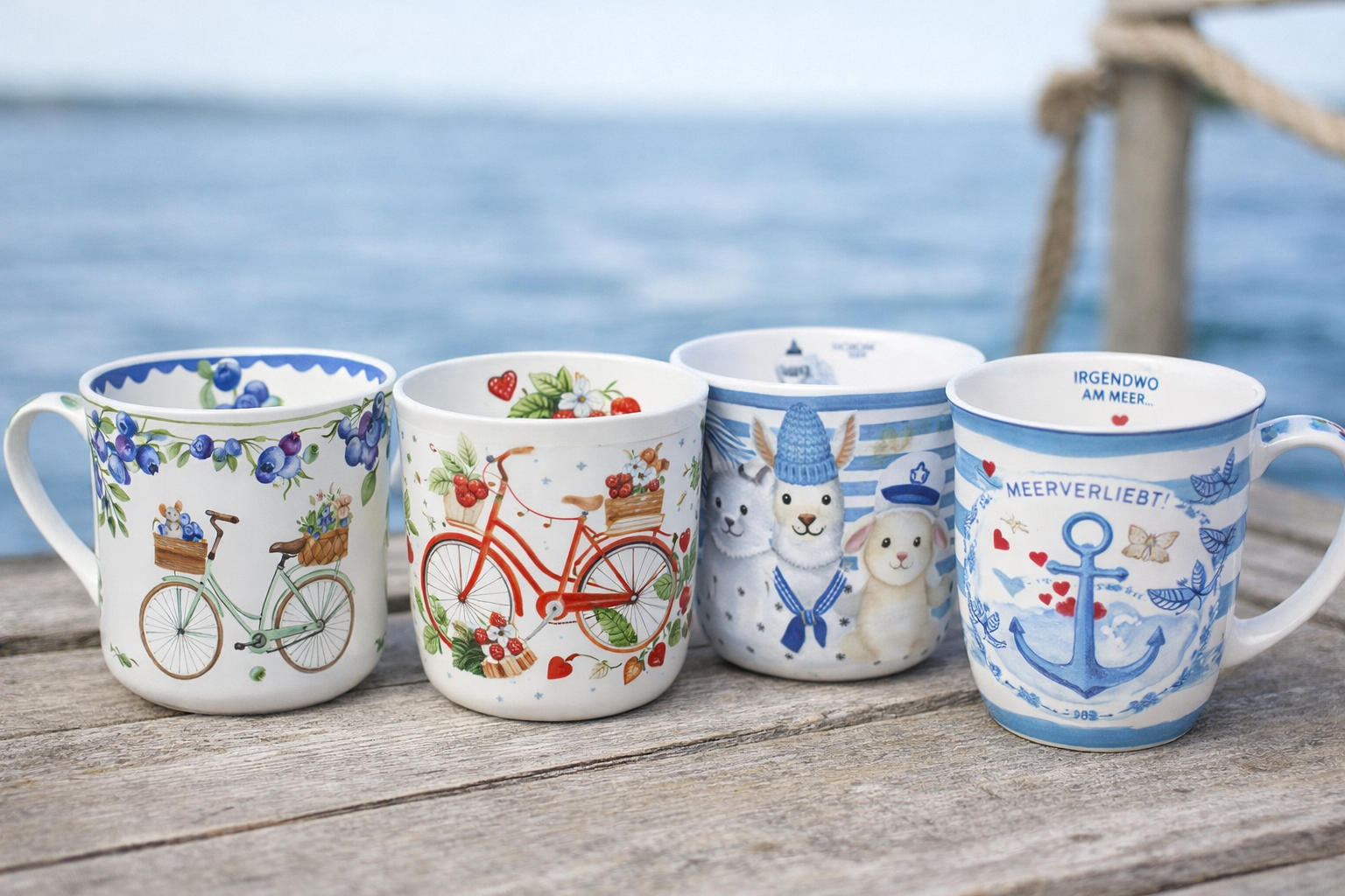 Becher und Tassen entdecken Maritime Becher und Tassen mit nordischen Motiven